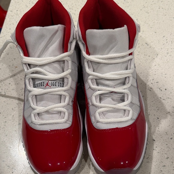 Jordan 11 retro Red and White Sneakers